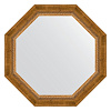 Зеркало в багетной раме Evoform Octagon, BY 3674, 63 x 63 см, состаренная бронза с плетением