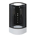 Душевая кабина Niagara Classic NG-6508-14BKG (900х900х2000) высокий поддон (40см) стекло тонированное алюминиевый черный 65081434BKG Душевая кабина Niagara Classic NG-6508-14BKG (900х900х2000) высокий поддон (40см) стекло тонированное алюминиевый черный 65081434BKG