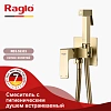 Гигиенический душ Raglo R01.52.03 встраиваемый, золотой сатин Гигиенический душ Raglo R01.52.03 встраиваемый, золотой сатин