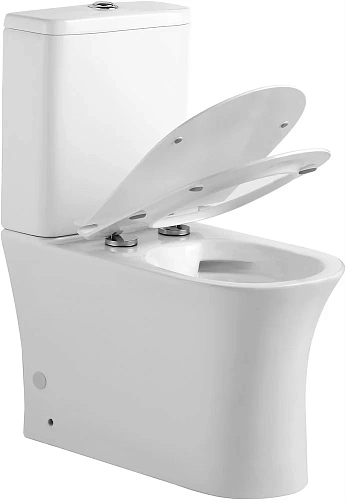 Унитаз напольный STWORKI Ноттвиль NO-01un безободковый, с сиденьем микролифт, напольный, с бачком, с прямым 549951 Унитаз напольный STWORKI Ноттвиль NO-01un безободковый, с сиденьем микролифт, напольный, с бачком, с прямым 549951