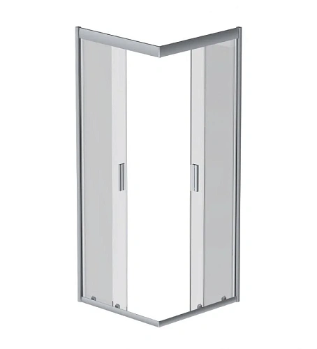 Душевой уголок AM.PM Gem W90G-403-090MT 90х90 квадрат, стекло прозрачное, профиль серебро матовое Душевой уголок AM.PM Gem W90G-403-090MT 90х90 квадрат, стекло прозрачное, профиль серебро матовое