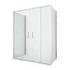 Картинка анонса товара «душевой уголок new trendy new corrina 150x90x195 k-0485 (хром)»
