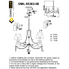 Люстра подвесная Omnilux Padru OML-53303-08 Люстра подвесная Omnilux Padru OML-53303-08