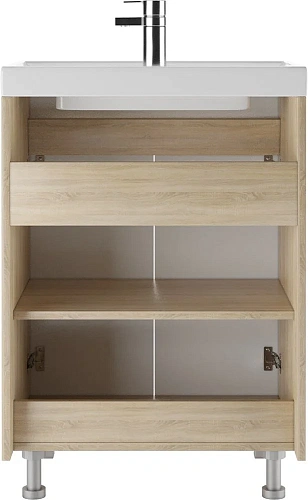 Тумба с раковиной DIWO Архангельск 60 дуб сонома 569755 Тумба с раковиной DIWO Архангельск 60 дуб сонома 569755