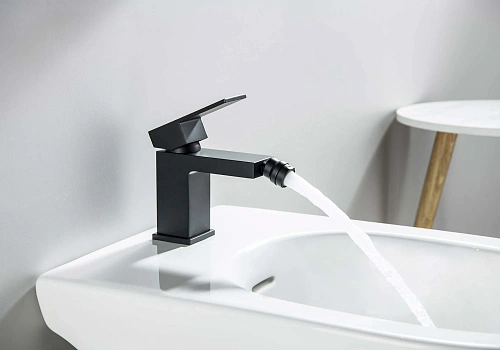Смеситель для биде Aquatek ЛИБРА AQ1618MB Черный матовый Смеситель для биде Aquatek ЛИБРА AQ1618MB Черный матовый
