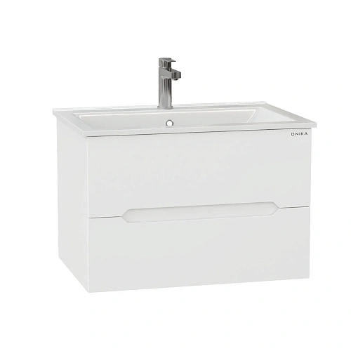Тумба под раковину Onika Айленд 70 см 107063 подвесная, белая (для Бергамо Нова 70) Тумба под раковину Onika Айленд 70 см 107063 подвесная, белая (для Бергамо Нова 70)