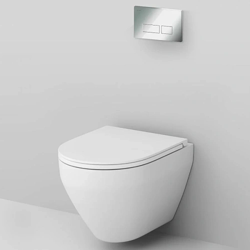 Комплект инсталляции AM.PM Spirit V2.0 IS47051.701700 с унитазом, сиденьем микролифт и клавишей Комплект инсталляции AM.PM Spirit V2.0 IS47051.701700 с унитазом, сиденьем микролифт и клавишей