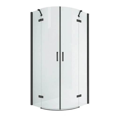 Душевой уголок NEW TRENDY NEW MERANA BLACK 100x100x195 K-0537 (черный) Душевой уголок NEW TRENDY NEW MERANA BLACK 100x100x195 K-0537 (черный)