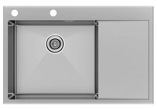 Кухонная мойка Paulmark KRONER-EDGE 78F, PM777851-BSL, брашированная левая, 780х510мм Кухонная мойка Paulmark KRONER-EDGE 78F, PM777851-BSL, брашированная левая, 780х510мм