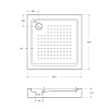 Душевой поддон CEZARES TRAY-A-A-85-15-W 850x850 акрил, белый Душевой поддон CEZARES TRAY-A-A-85-15-W 850x850 акрил, белый