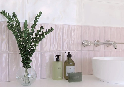 Плитка керамическая Cersanit Pudra кирпич розовый рельеф 20x44 PDG074 Плитка керамическая Cersanit Pudra кирпич розовый рельеф 20x44 PDG074