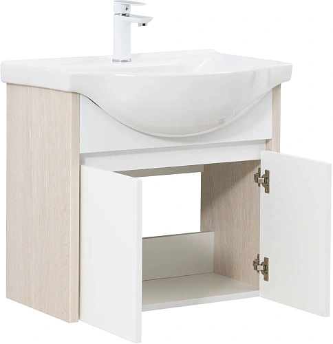 Тумба под раковину Aquanet Сидней 65 00345123 дуб атланта/белый Тумба под раковину Aquanet Сидней 65 00345123 дуб атланта/белый