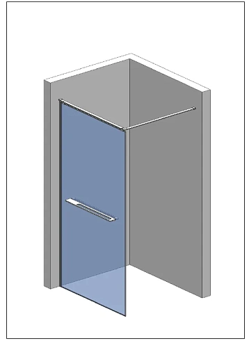 Душевой уголок AQUAme AQM3720-2-10 1000x2000 мм, 8мм прозрачное, EasyClean, цвет профиля черный матовый Душевой уголок AQUAme AQM3720-2-10 1000x2000 мм, 8мм прозрачное, EasyClean, цвет профиля черный матовый