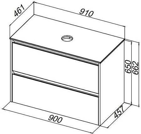 Столешница Allen Brau Activity 90 1.34023.ST акриловый камень сатин Столешница Allen Brau Activity 90 1.34023.ST акриловый камень сатин