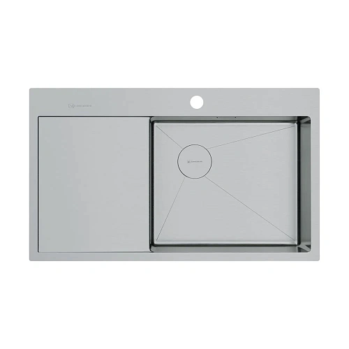 Кухонная мойка Omoikiri Akisame 86-IN-R Side нержавеющая сталь/нержавеющая сталь 4997042 Кухонная мойка Omoikiri Akisame 86-IN-R Side нержавеющая сталь/нержавеющая сталь 4997042
