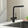 Смеситель для кухни Paulmark SERPENTINE черный Se213222-BLM Смеситель для кухни Paulmark SERPENTINE черный Se213222-BLM