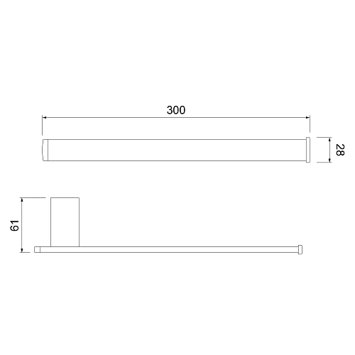Полотенцедержатель Timo Torne 43050/17 золото матовое Полотенцедержатель Timo Torne 43050/17 золото матовое