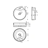 Раковина SANITA LUXE BEST Shelf 44 WB.CT/Best/43-C.Shelf/WHT.G/S1 Раковина SANITA LUXE BEST Shelf 44 WB.CT/Best/43-C.Shelf/WHT.G/S1