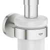 Дозатор жидкого мыла GROHE Essentials с держателем, суперсталь (40448DC1) Дозатор жидкого мыла GROHE Essentials с держателем, суперсталь (40448DC1)
