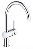 Картинка анонса товара «смеситель для кухни grohe minta с c-изливом, хром (32917000)»