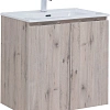 Тумба под раковину Aquanet Алвита New 70 2 дверцы, дуб веллингтон белый 00303906 Тумба под раковину Aquanet Алвита New 70 2 дверцы, дуб веллингтон белый 00303906