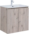 Тумба под раковину Aquanet Алвита New 70 2 дверцы, дуб веллингтон белый 00303906 Тумба под раковину Aquanet Алвита New 70 2 дверцы, дуб веллингтон белый 00303906