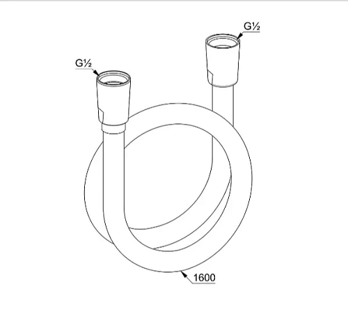 Душевой шланг Kludi SUPARAFLEX 6107253-00 белый матовый Душевой шланг Kludi SUPARAFLEX 6107253-00 белый матовый