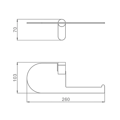 Держатель туалетной бумаги Raglo R300.03.03 сатин золотой Держатель туалетной бумаги Raglo R300.03.03 сатин золотой