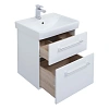 Тумба под раковину DREJA Q MAX, 55 см, подвесная, 2 ящика, белый глянец 77.0001W Тумба под раковину DREJA Q MAX, 55 см, подвесная, 2 ящика, белый глянец 77.0001W