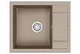 Кухонная мойка Granula 6002, ПЕСОК, кварц 600х500 Кухонная мойка Granula 6002, ПЕСОК, кварц 600х500