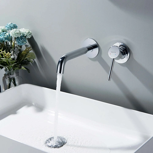 Смеситель для раковины Aquatek ЕВРОПА AQ1313CR Хром, встраиваемый Смеситель для раковины Aquatek ЕВРОПА AQ1313CR Хром, встраиваемый