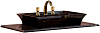 Картинка анонса товара «столешница boheme мрамор 101см black toros под lv-6 чашу 857-101-bt»
