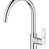 Смеситель для кухни GROHE BauFlow с высоким C-образным изливом, хром (31538001) Смеситель для кухни GROHE BauFlow с высоким C-образным изливом, хром (31538001)