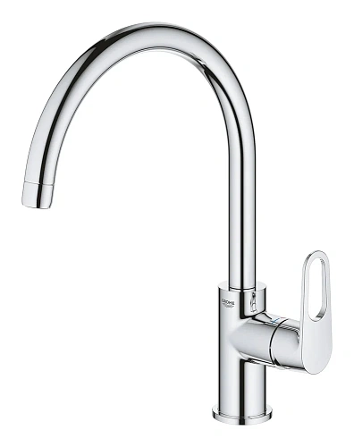 Смеситель для кухни GROHE BauFlow с высоким C-образным изливом, хром (31538001) Смеситель для кухни GROHE BauFlow с высоким C-образным изливом, хром (31538001)