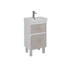Тумба под раковину Lemark COMBI 50 см подвесная/напольная, бетон/белый LM03C50T-Beton Тумба под раковину Lemark COMBI 50 см подвесная/напольная, бетон/белый LM03C50T-Beton