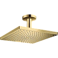 Верхний душ Hansgrohe Raindance E 300 1jet с потолочным подсоединением 26250990, полированное золото Верхний душ Hansgrohe Raindance E 300 1jet с потолочным подсоединением 26250990, полированное золото