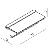 Держатель туалетной бумаги LANGBERGER Accessories 32042B Держатель туалетной бумаги LANGBERGER Accessories 32042B