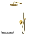 Душевая система WHITECROSS Y YSET04GL (золото) скрытого монтажа Душевая система WHITECROSS Y YSET04GL (золото) скрытого монтажа