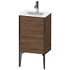 Картинка анонса товара «тумба под раковину duravit xviu xv4068lb221 напольная 43 см орех/черный»