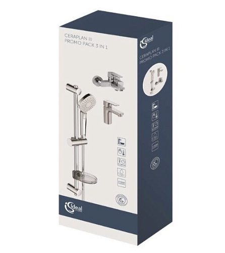 Комплект смесителей Ideal Standard Ceraplan III BD005AA Комплект смесителей Ideal Standard Ceraplan III BD005AA