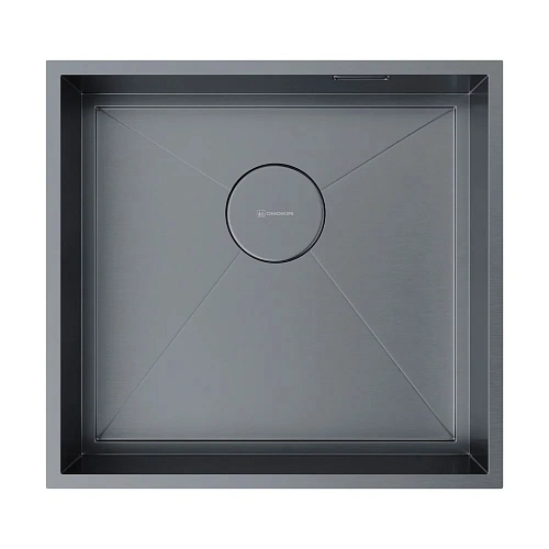 Кухонная мойка Omoikiri Kasen 48-26 INT GM нерж.сталь/вороненная сталь 4997058 Кухонная мойка Omoikiri Kasen 48-26 INT GM нерж.сталь/вороненная сталь 4997058