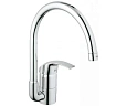 Смеситель для кухни GROHE Eurosmart с высоким изливом, хром (32542001) Смеситель для кухни GROHE Eurosmart с высоким изливом, хром (32542001)