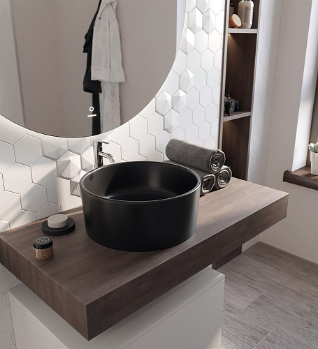 Столешница STWORKI Ольборг 100 дуб карпентер, без отверстий, с тумбой 60 481933 Столешница STWORKI Ольборг 100 дуб карпентер, без отверстий, с тумбой 60 481933