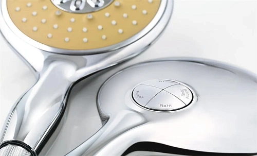 Душевая лейка GROHE Power&Soul (4 режима), хром/песочный (27672DR0) Душевая лейка GROHE Power&Soul (4 режима), хром/песочный (27672DR0)
