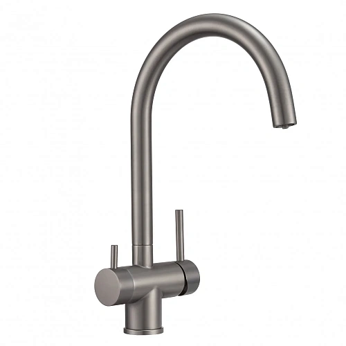 Смеситель для кухни Milacio Ultra ( MCU.554.GM ) вороненая сталь Смеситель для кухни Milacio Ultra ( MCU.554.GM ) вороненая сталь