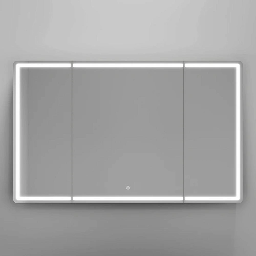 Зеркальный шкаф Sancos Mirror MI100ECH 990x150х740 мм, с LED подсветкой, дуб чарльстон Зеркальный шкаф Sancos Mirror MI100ECH 990x150х740 мм, с LED подсветкой, дуб чарльстон