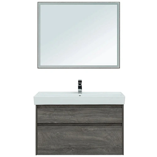 Комплект мебели Aquanet Nova Lite 100 дуб рошелье (2 ящика) 00243231 Комплект мебели Aquanet Nova Lite 100 дуб рошелье (2 ящика) 00243231