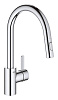 Картинка анонса товара «смеситель для кухни grohe eurosmart cosmopolitan, высокий излив, хром (31481001)»