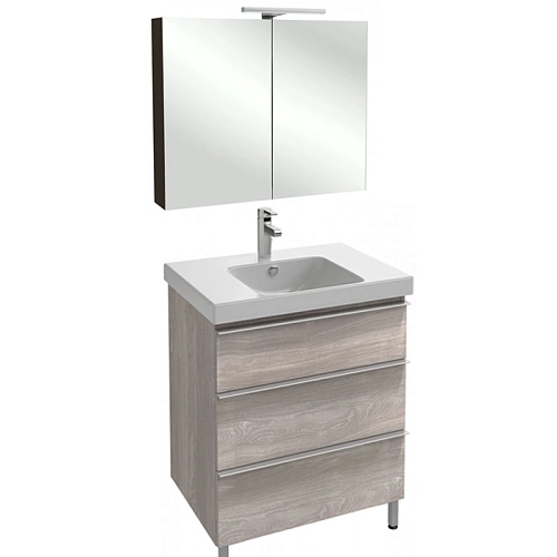 Комплект мебели 70 см Jacob Delafon Odeon Up , квебекский дуб, 3 выдвижных ящика, с подсветкой, подв E4732-00+EB992-E10+EB786RU-E10 Комплект мебели 70 см Jacob Delafon Odeon Up , квебекский дуб, 3 выдвижных ящика, с подсветкой, подв E4732-00+EB992-E10+EB786RU-E10