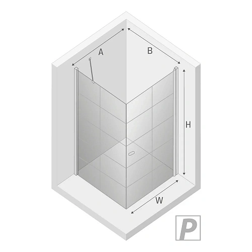 Душевой уголок NEW TRENDY NEW SOLEO BLACK R 90x90x195 D-0285A/D-0121B (черный) Душевой уголок NEW TRENDY NEW SOLEO BLACK R 90x90x195 D-0285A/D-0121B (черный)